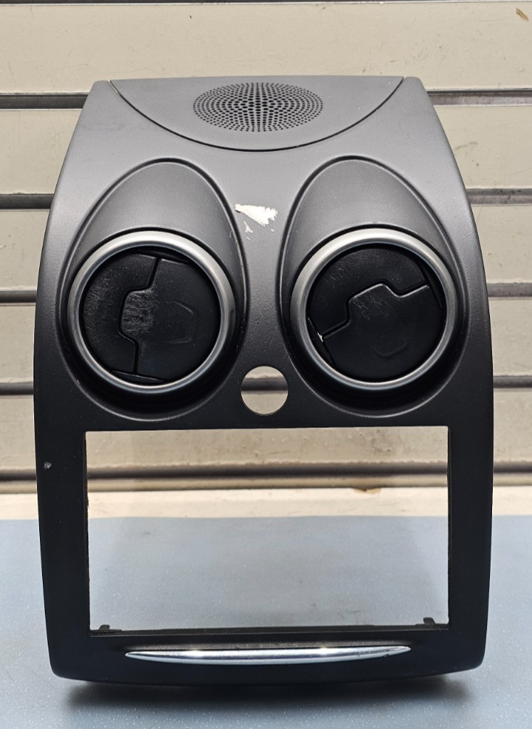 08-15 Nissan Rogue Center Dash Radio Bezel Panel Trim Air Vent Speaker Black OEM
