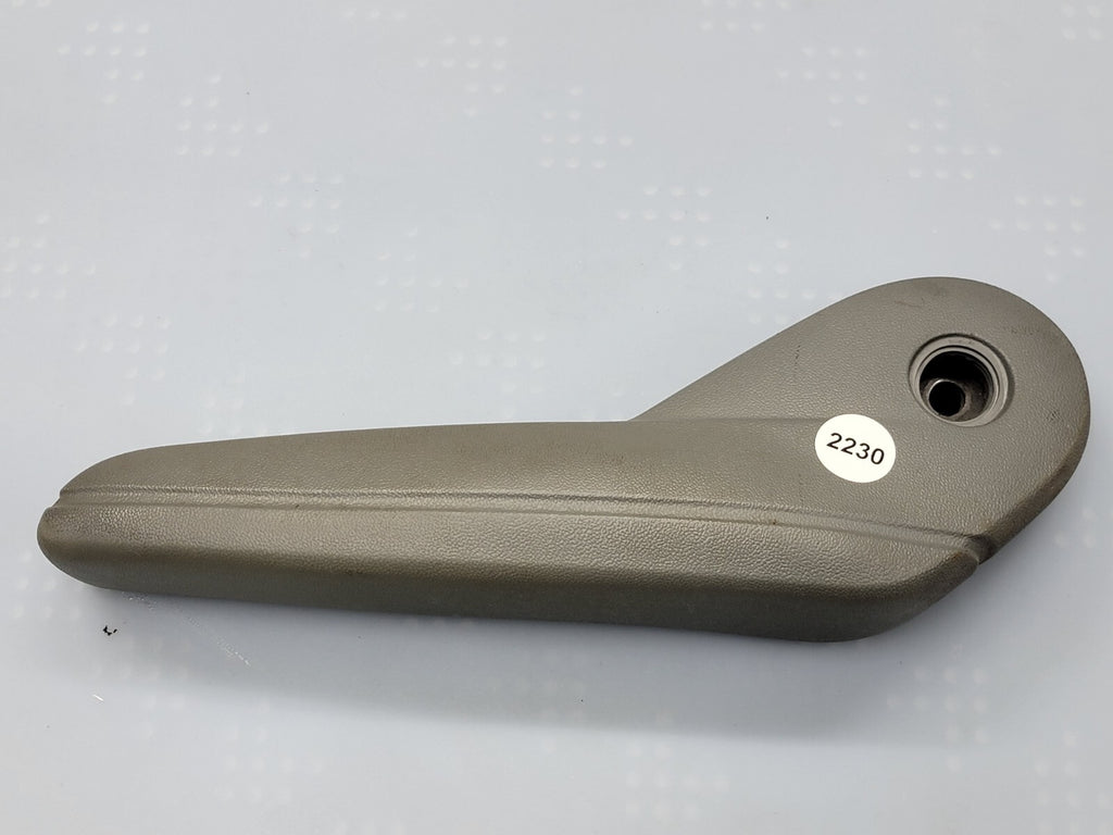 08-11 CARAVAN TOWN & COUNTRY LEFT DRIVER SIDE FRONT SEAT ARMREST LIGHT GRAY