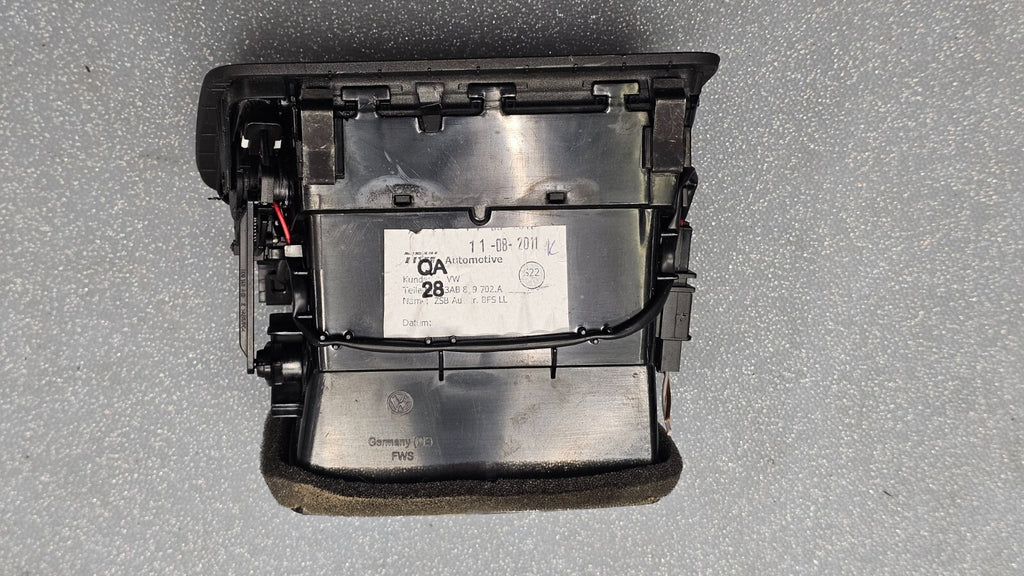 🔥09-17 VW Passat CC Front Right passenger Air Vent A/C AC Heater Panel Black