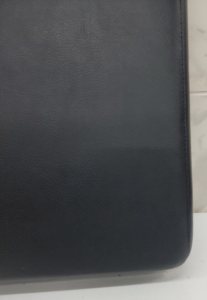 02-08 Dodge RAM Center Console Jump Seat ARMREST Cover Lid Leather Dark Gray JS7