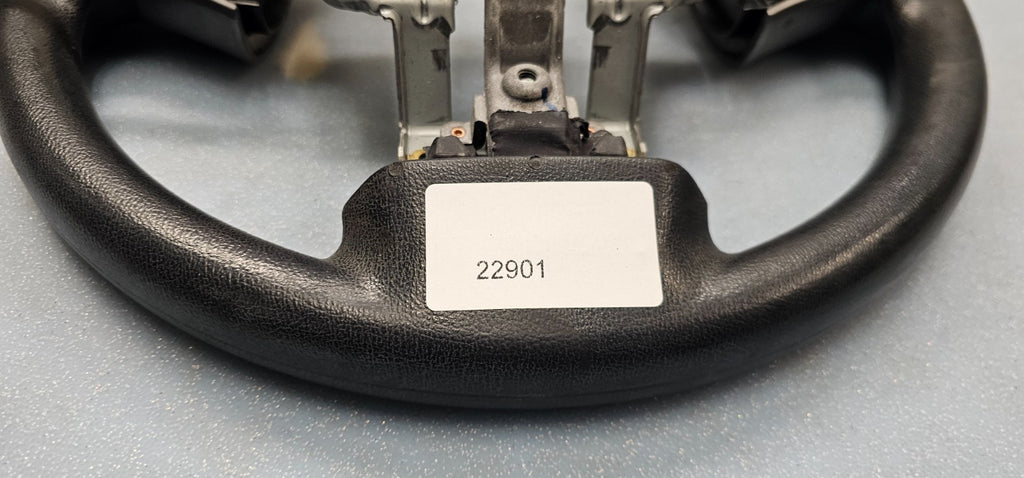 🔥07-09 Elantra Left Driver Steering Column Wheel 9P Cruise Control Black OEM