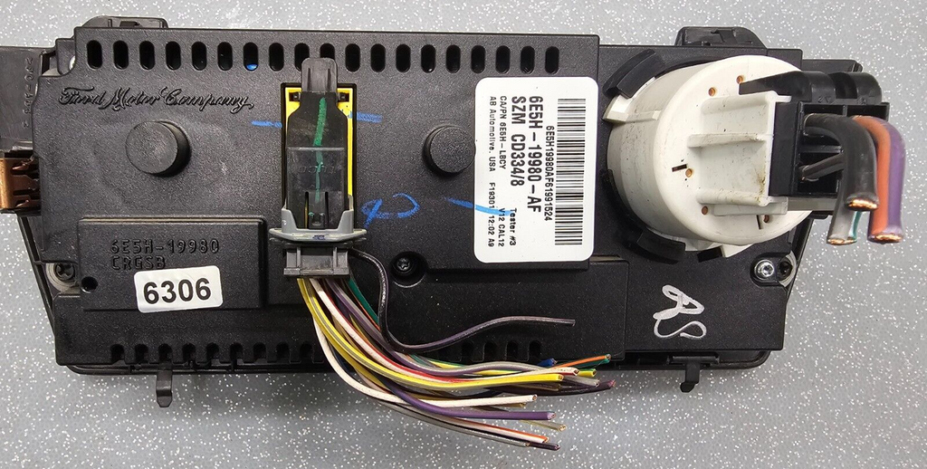 06-09 Ford Fusion Milan Dash Heater Temperature Climate Control Conditioner OEM