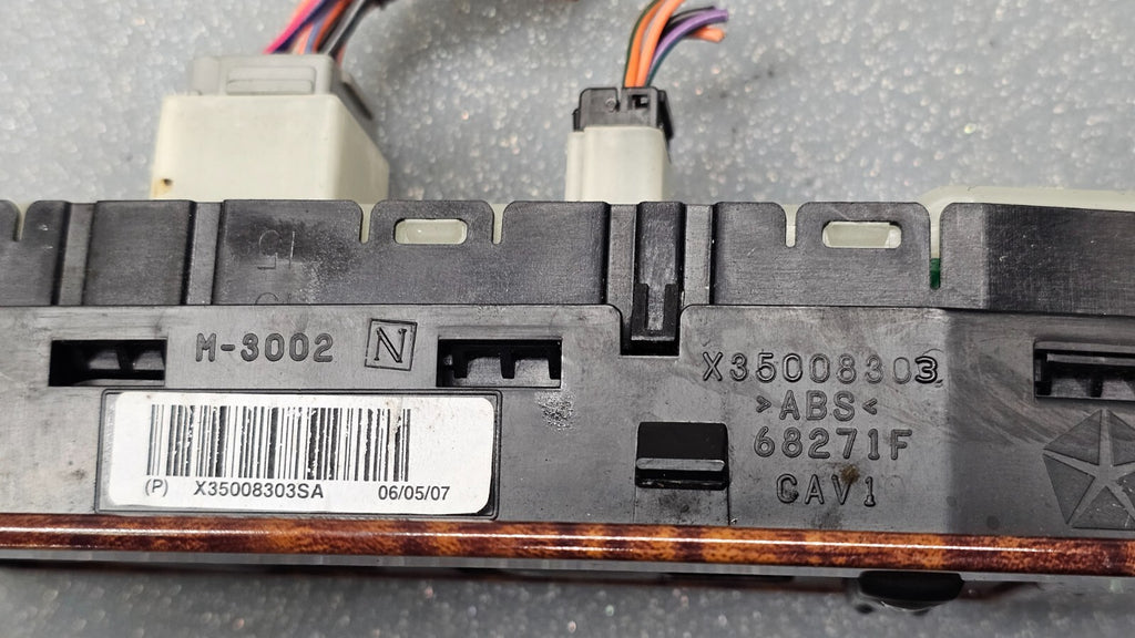 🔥05-10 Grand Cherokee Commander Left Diver Master Power Window Switch Wood