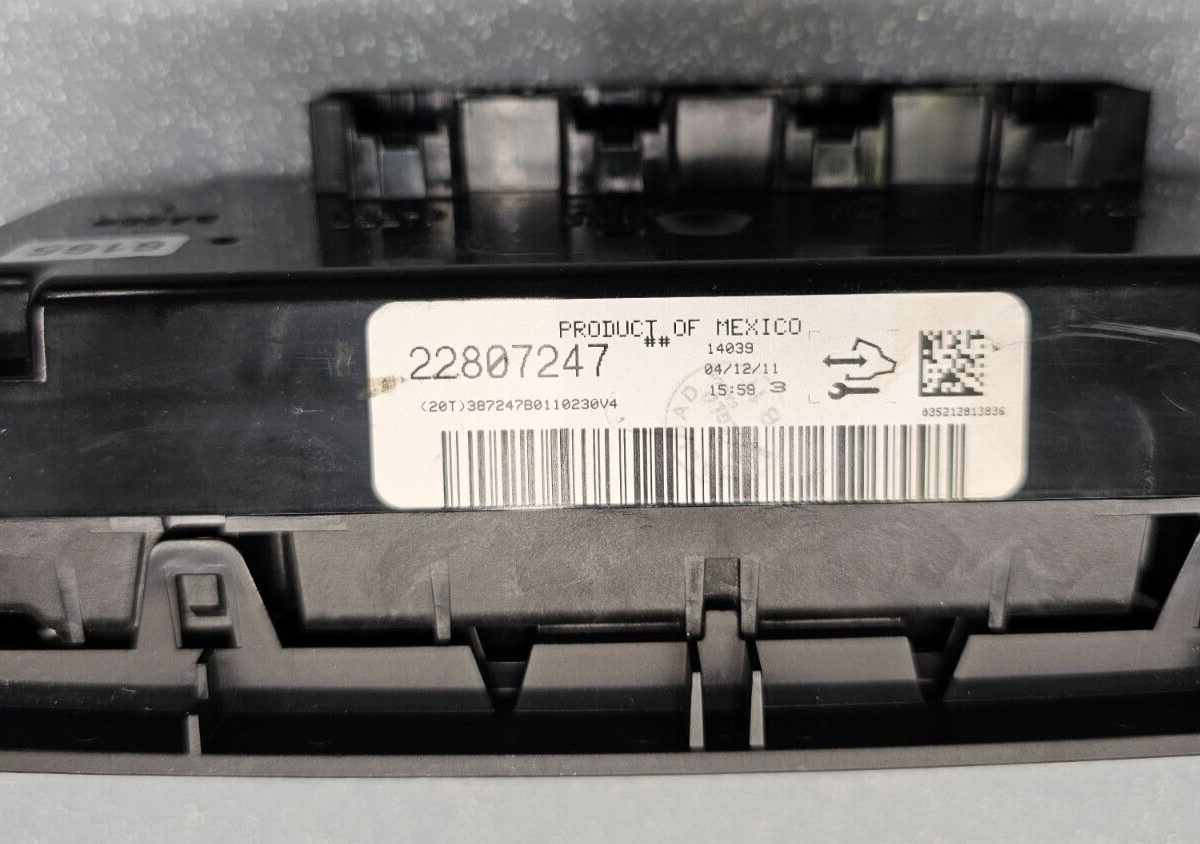 🔥10-11 SILVERADO SIERRA Dash Heater AC Climate Temperature Control Conditioner