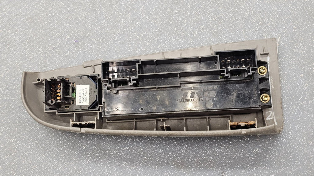 🔥99-02Tahoe Suburban Yukon Left Driver Master Power Window Switch Assembly Gray