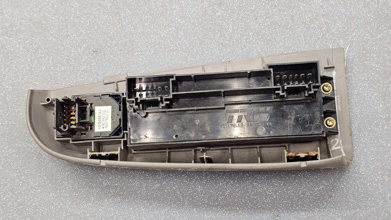 🔥99-02Tahoe Suburban Yukon Left Driver Master Power Window Switch Assembly Gray