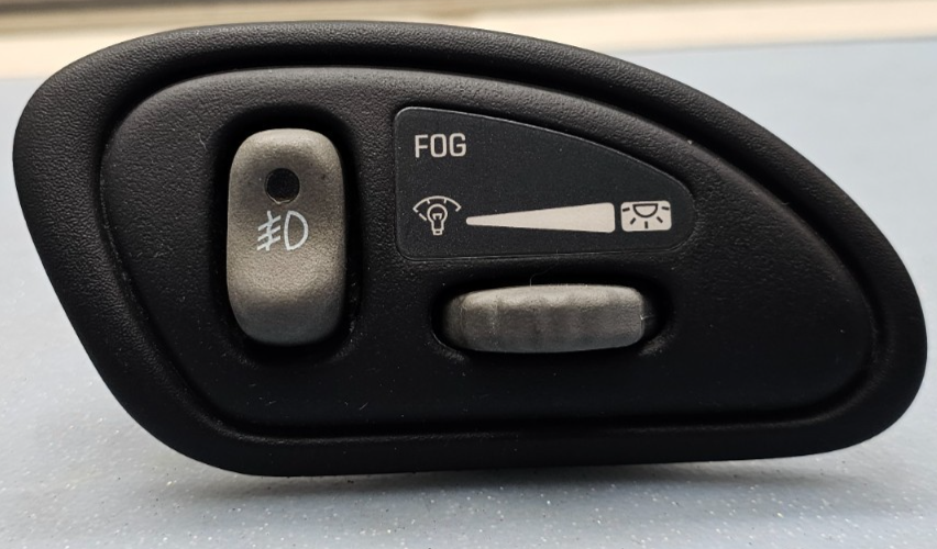 🔥00-05 Pontiac Grand AM Dash Light Dimmer Fog Switch Button Control BLACK