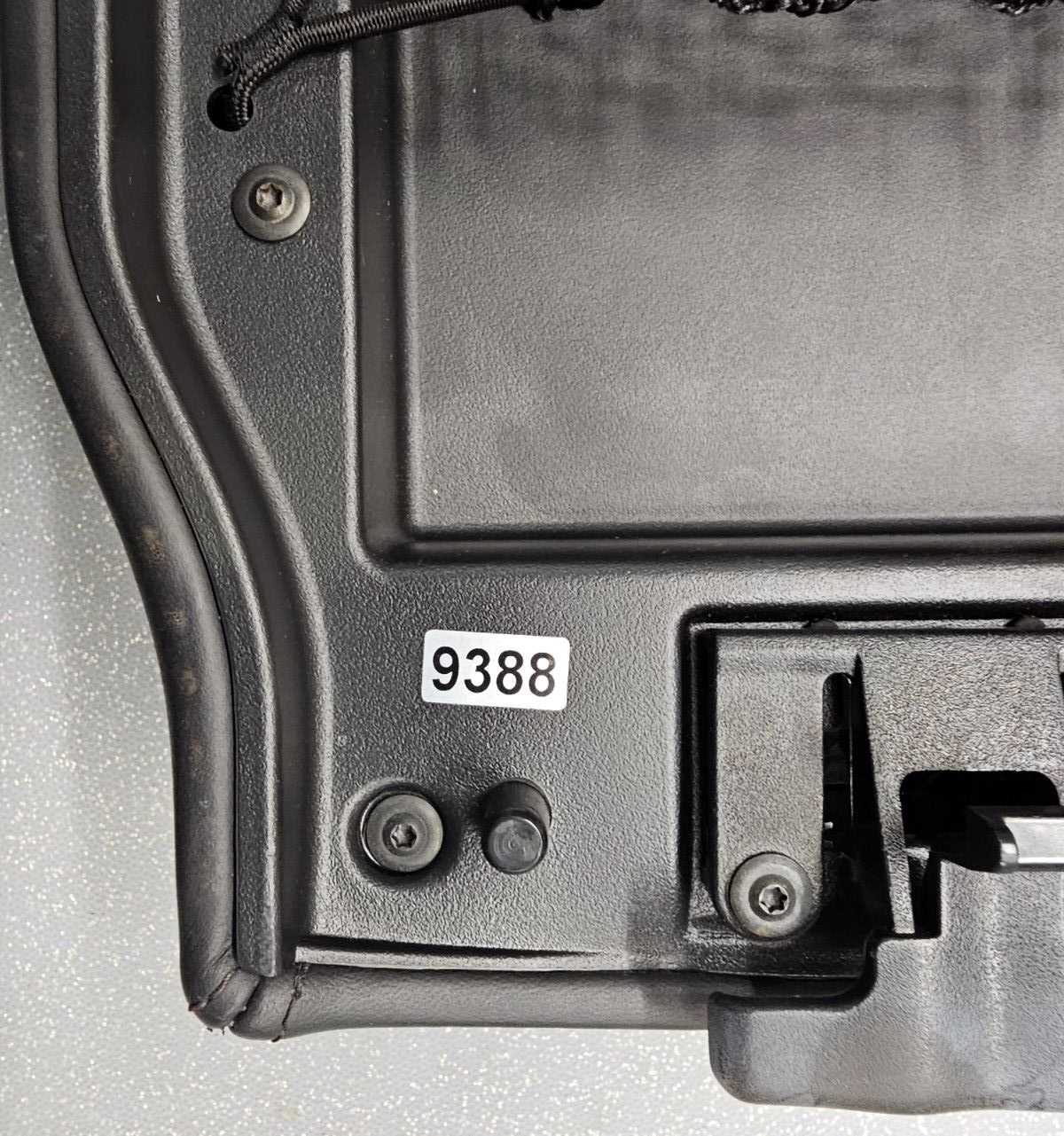 🔥05-10 JEEP COMMANDER GRAND CHEROKEE CENTER CONSOLE ARM REST LID TOP PAD BLACK