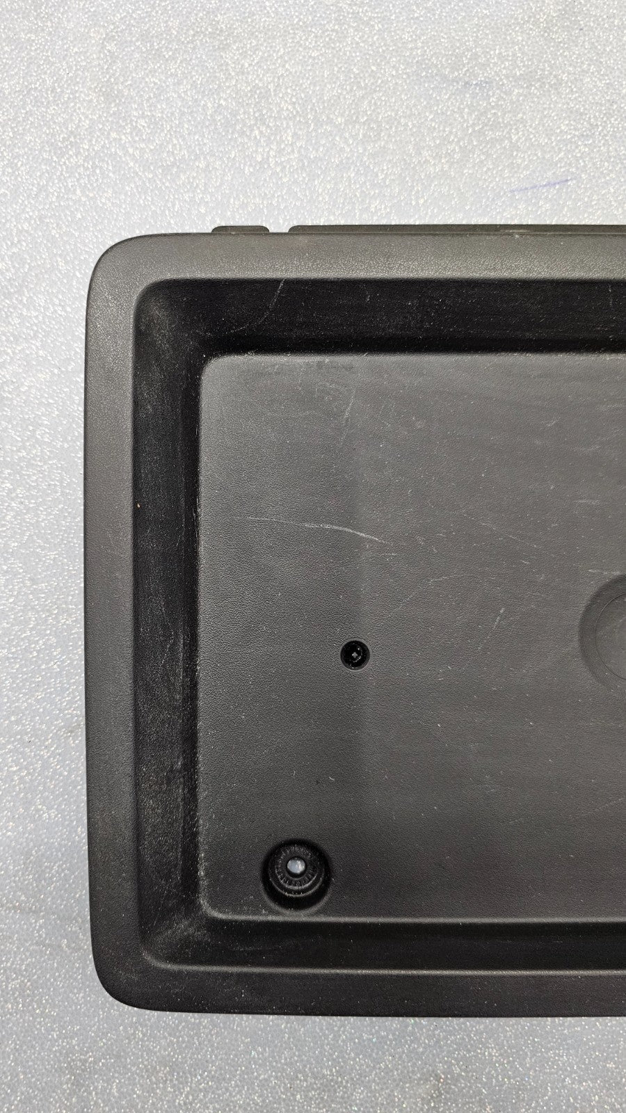 🔥09-14 Ford F150 Dash Upper Storage Cubby Rubber Liner Mat Center Top Lid Black
