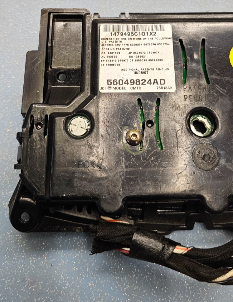 🔥03-10 DODGE RAM MOPAR OVERHEAD CONSOLE DOME MAP COMPASS MODULE ASSEMBLY BLACK