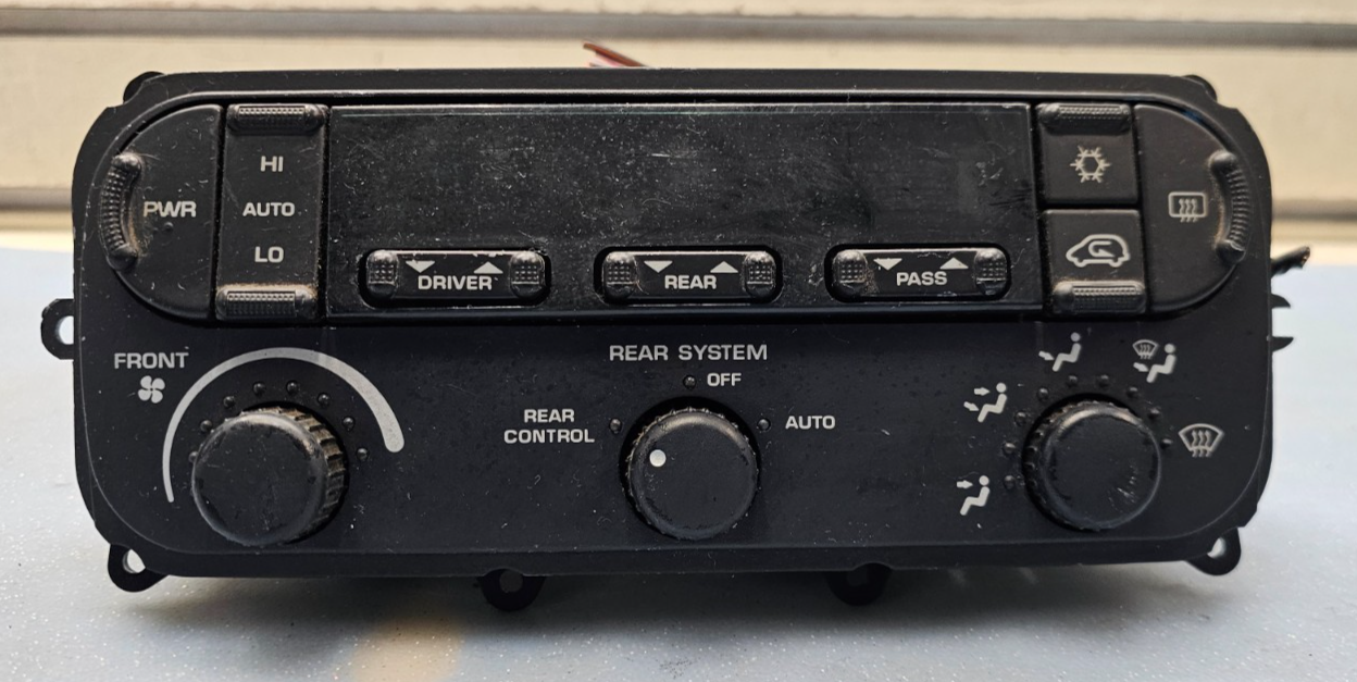 🔥2002 Grand Caravan Town Country Heater AC A/C HVAC Climate Temperature Control