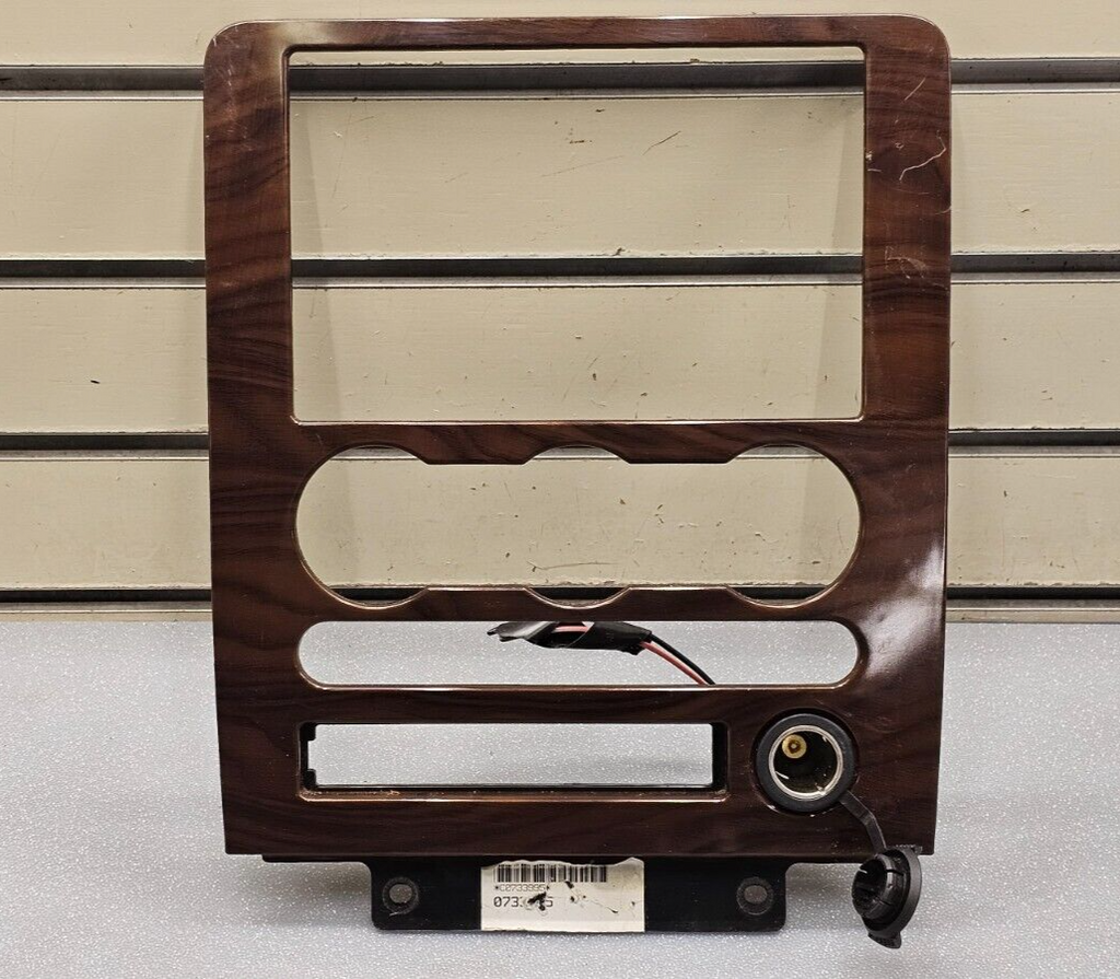 🔥08-09 Taurus Sable Center Dash FM Radio Stereo Climate Bezel Trim Panel Wood
