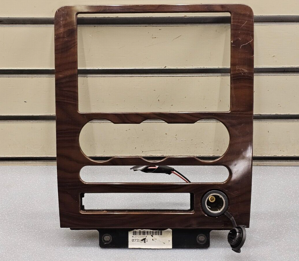 🔥08-09 Taurus Sable Center Dash FM Radio Stereo Climate Bezel Trim Panel Wood