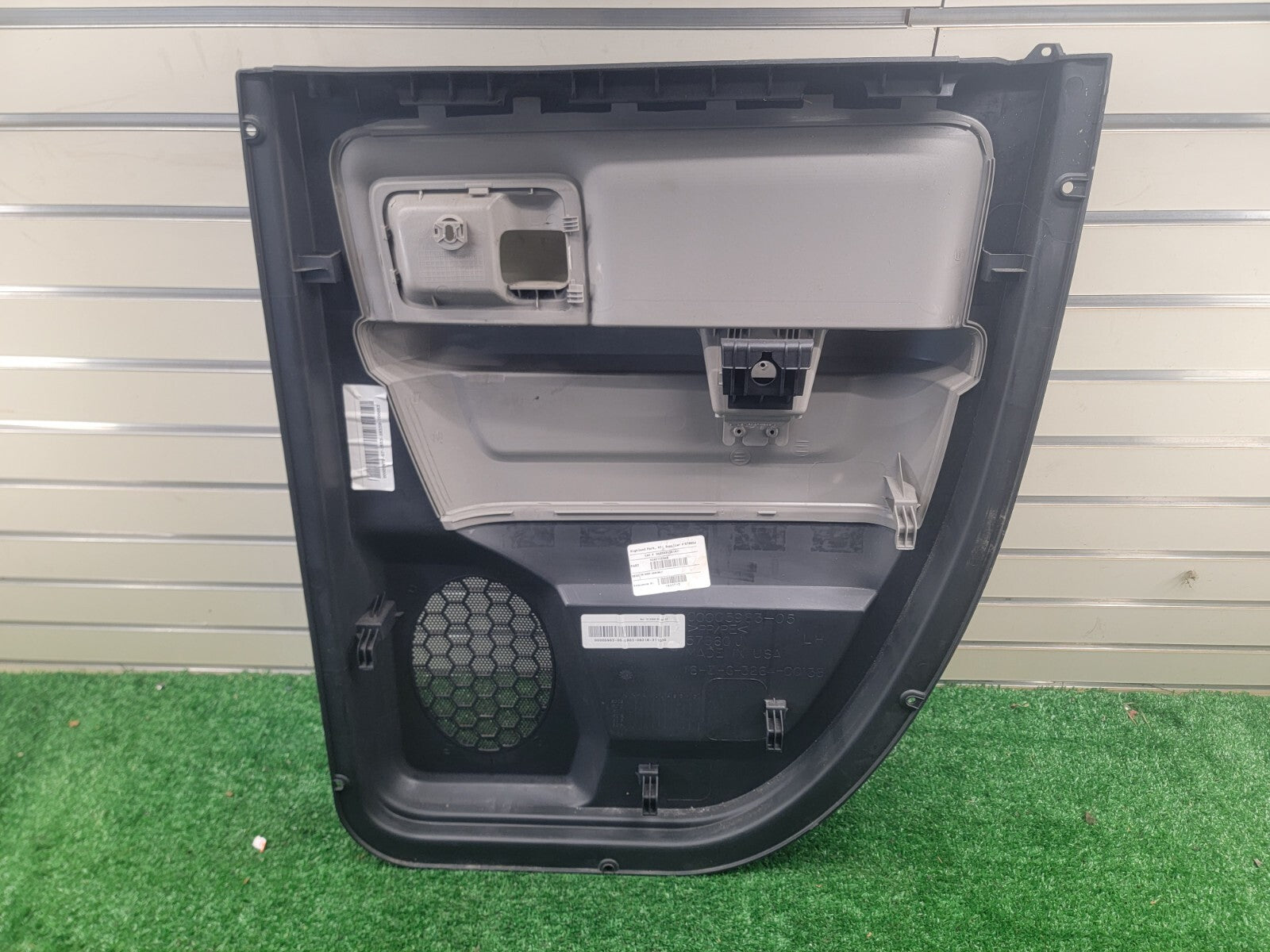 🔥13-18 DODGE RAM 1500 REAR LEFT SIDE INTERIROR DOOR PANEL COVER TRIM OEM BLACK
