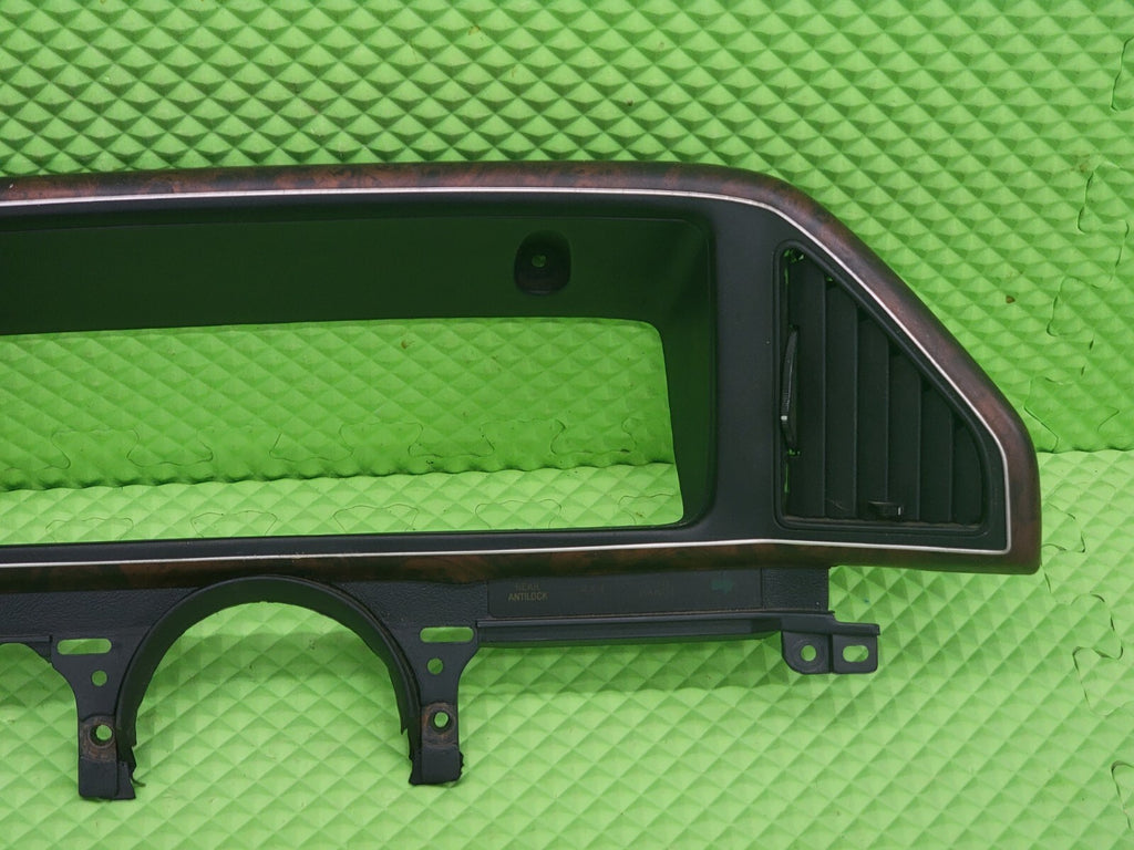 87-91 Ford F-150 F250 BRONCO Dash CLUSTER Bezel Speedo Gauge Trim woodgrain C11