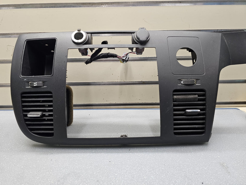 🔥07-14 Silverado SIERRA Center Dash Radio Bezel AC Climate Trim Panel BLACK B6