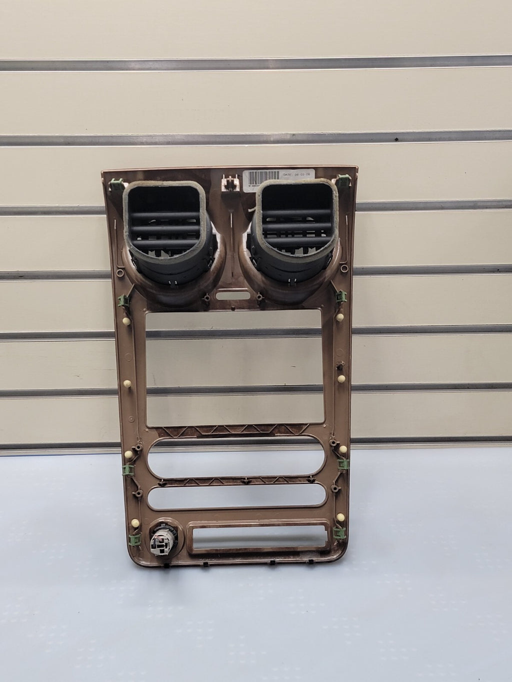 08-09 FORD Taurus X Ford freestyle Center Dash Radio Climate Beze Trim woodgrain
