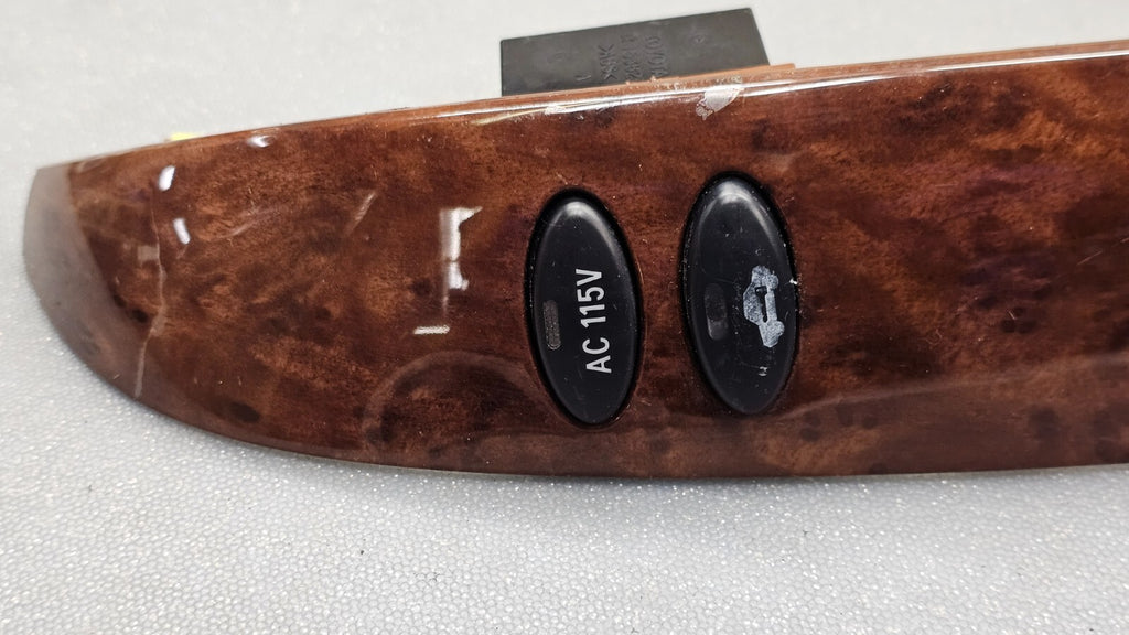 🔥04-10 Toyota Sienna Dash Hazard Defrost Light Door Switch Trim Bezel Wood