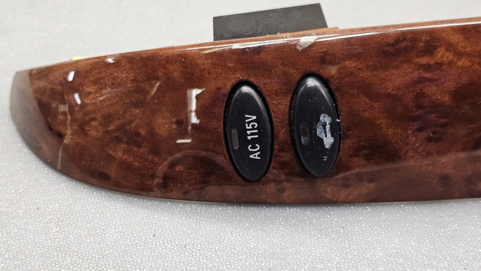 🔥04-10 Toyota Sienna Dash Hazard Defrost Light Door Switch Trim Bezel Wood
