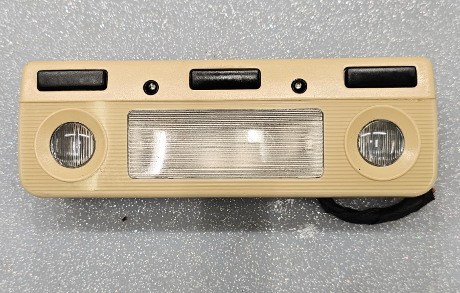 🔥96-03 BMW E38 740IL 750iL DOME MAP INTERIOR LIGHT LAMP OVERHEAD CONSOLE TAN