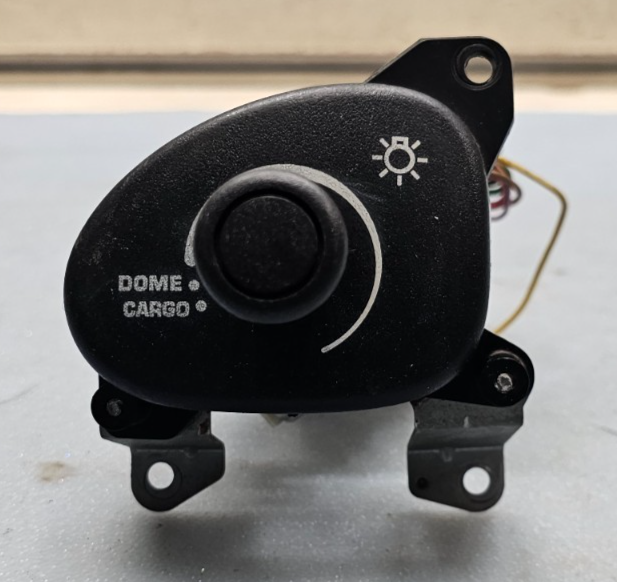 🔥97-98 Dodge Dakota RAM HEAD LAMP HEADLIGHT CARGO LIGHT DOME SWITCH BLACK OEM