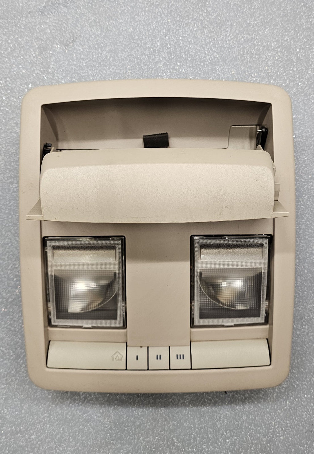 05-07 Dodge Charger 13-18 Challenger Overhead Console Dome Map Light Storage Tan