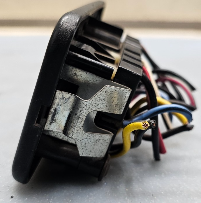 🔥87-91 Bronco F150/250/350 Right Passenger Power Window Door Lock Switch BLACK