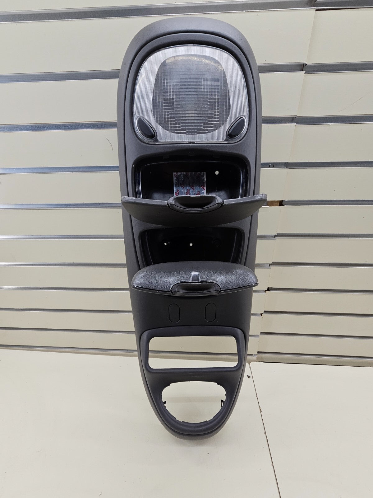 97-02 Ford Expedition Overhead Climate Console Map Light Display Storage DK Gray