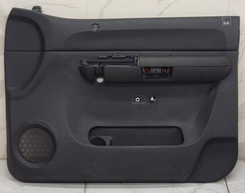 🔥07-09 CHEVY SILVERADO 1500 FRONT INTERIOR passenger DOOR TRIM PANEL Black D19