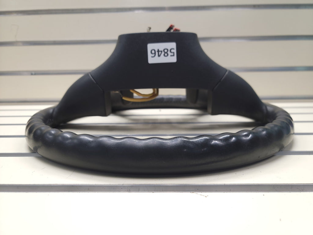 🔥03-06 SILVERADO SIERRA YUKON TAHOE SUBURBAN STEERING WHEEL LEATHER BLACK