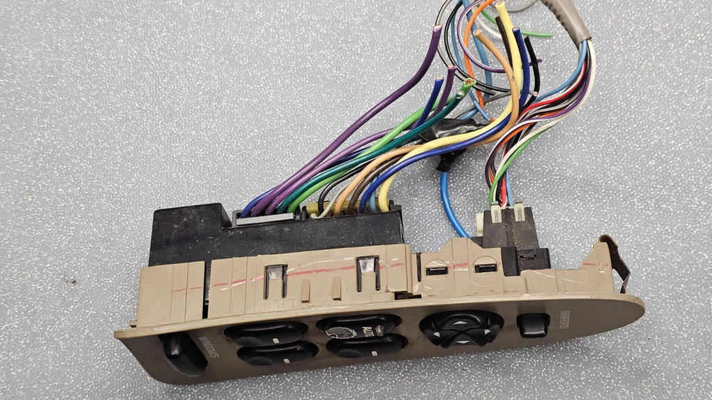 🔥97-05 Century Regal Left Driver aster Power Window Mirror Switch Assembly Tan