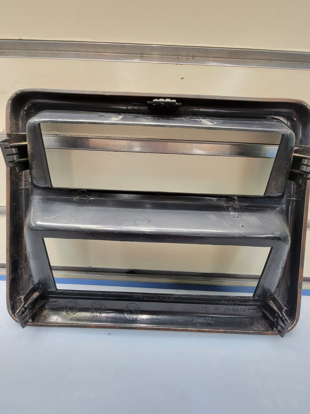🔥87-91 Ford F150 F250 F350 Bronco Center Dash Radio Bezel Trim OEM Woodgrain