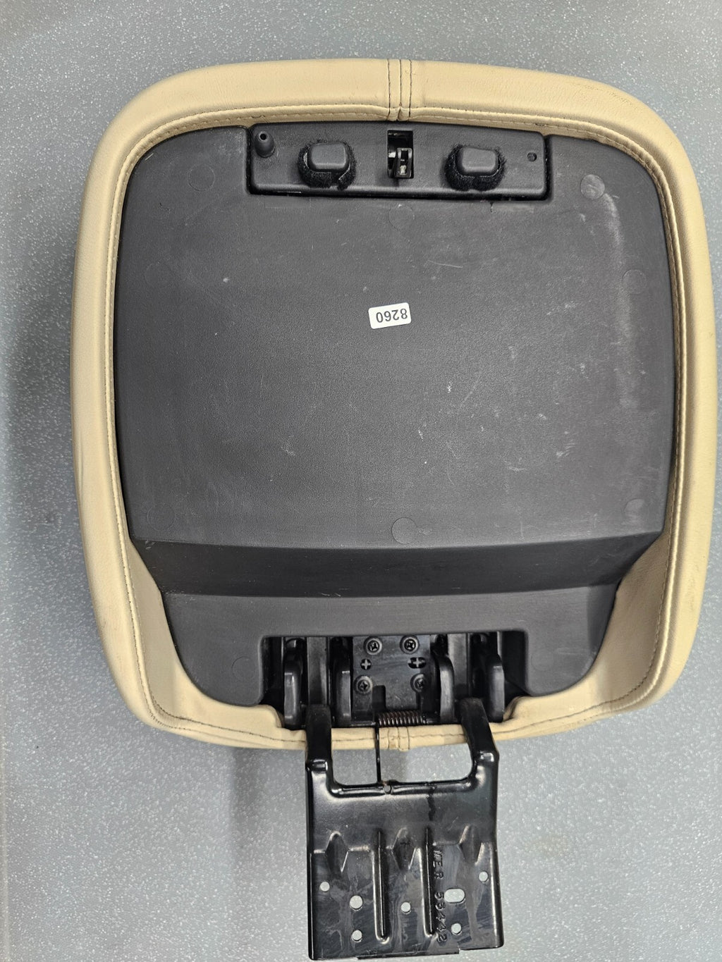 🔥07-08 CADILLAC ESCALADE ESV CENTER FLOOR CONSOLE ARM REST PANEL LIGHT TAN OEM