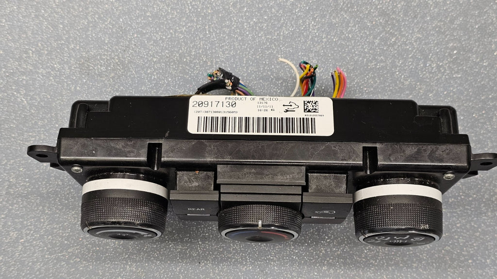 🔥09-12 CHEVY TRAVERSE DASH CENTER AC HEATER CLIMATE TEMPERATURE CONTROL UNIT