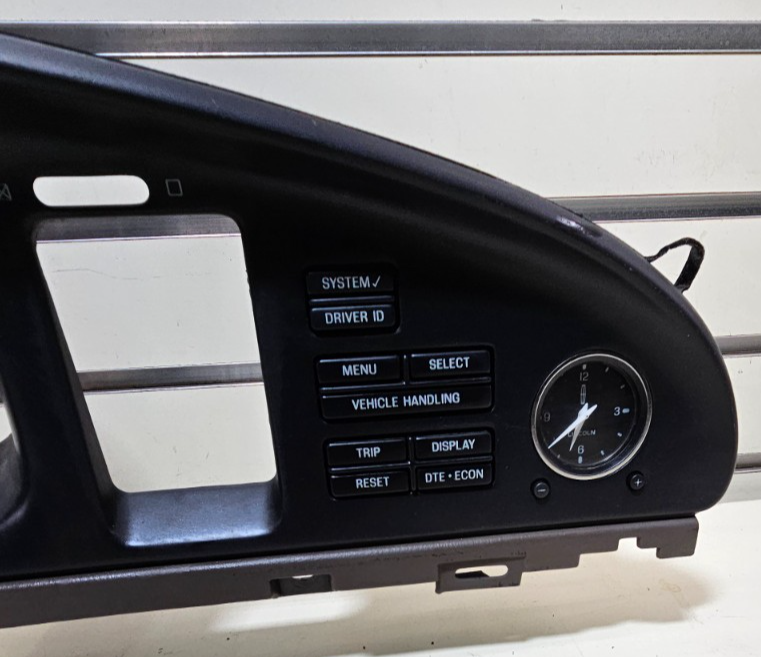 🔥98-02 Continental Dash Instrument Speedometer Cluster Bezel Gauge Black