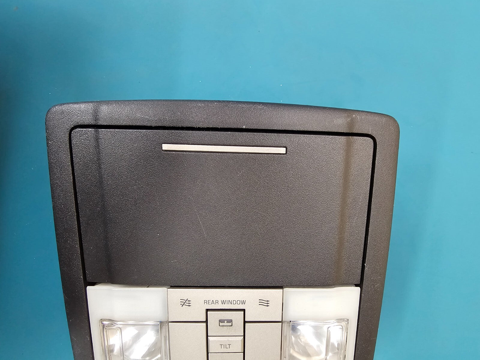 07-14 Expedition Navigator Overhead Console Dome Map Light Sunroof Storage BLACK