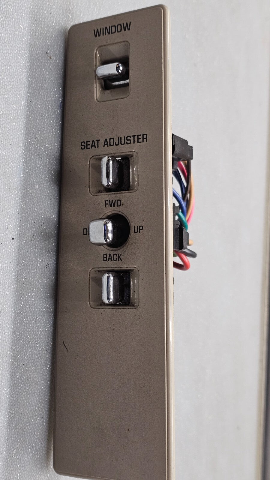 🔥94-96 Deville Front Right Passenger Power Window Control Switch Tan OEM