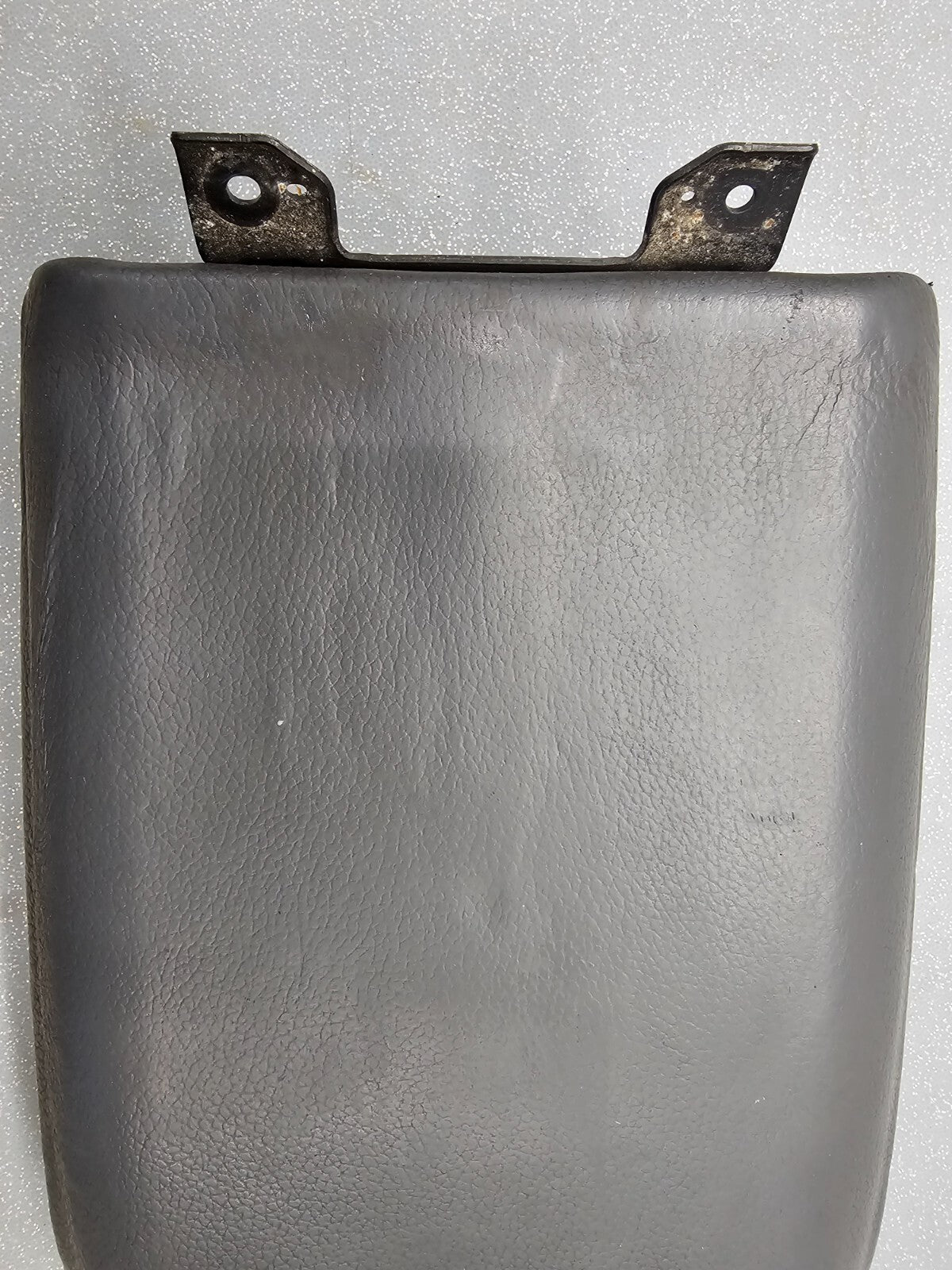 🔥03-08 Honda Pilot Front Center Console Lid Arm Rest Cover Leather Gray OEM