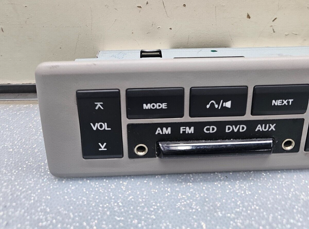 04-15 NISSAN TITAN REAR OVERHEAD ROOF AM FM CD DVD RADIO AUDIO CONTROL ASSEMBLY