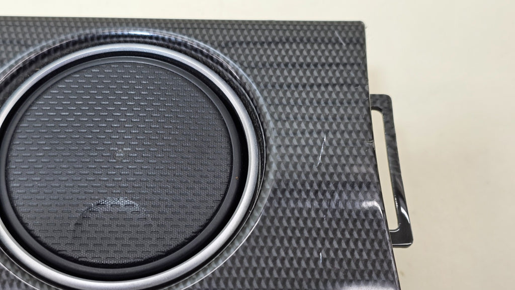 🔥03-06 MITSUBISHI OUTLANDER CARBON FIBER UPPER DASH VENT CLOCK BEZEL TRIM OEM