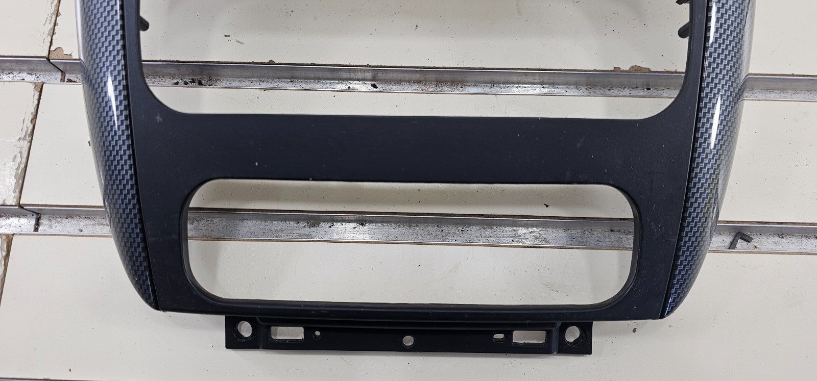 🔥01-07 Dodge Caravan Town & Country dash radio climate TRIM bezel carbon fiber