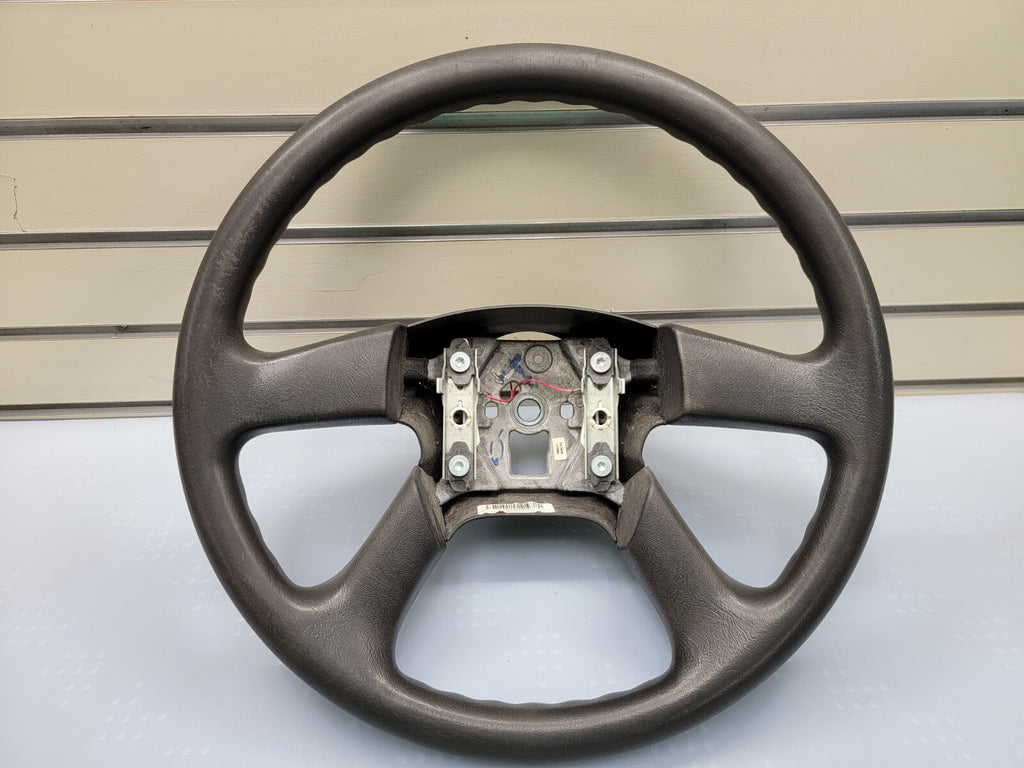 🔥03-06 SILVERADO SIERRA YUKON TAHOE SUBURBAN STEERING WHEEL LEATHER BLACK