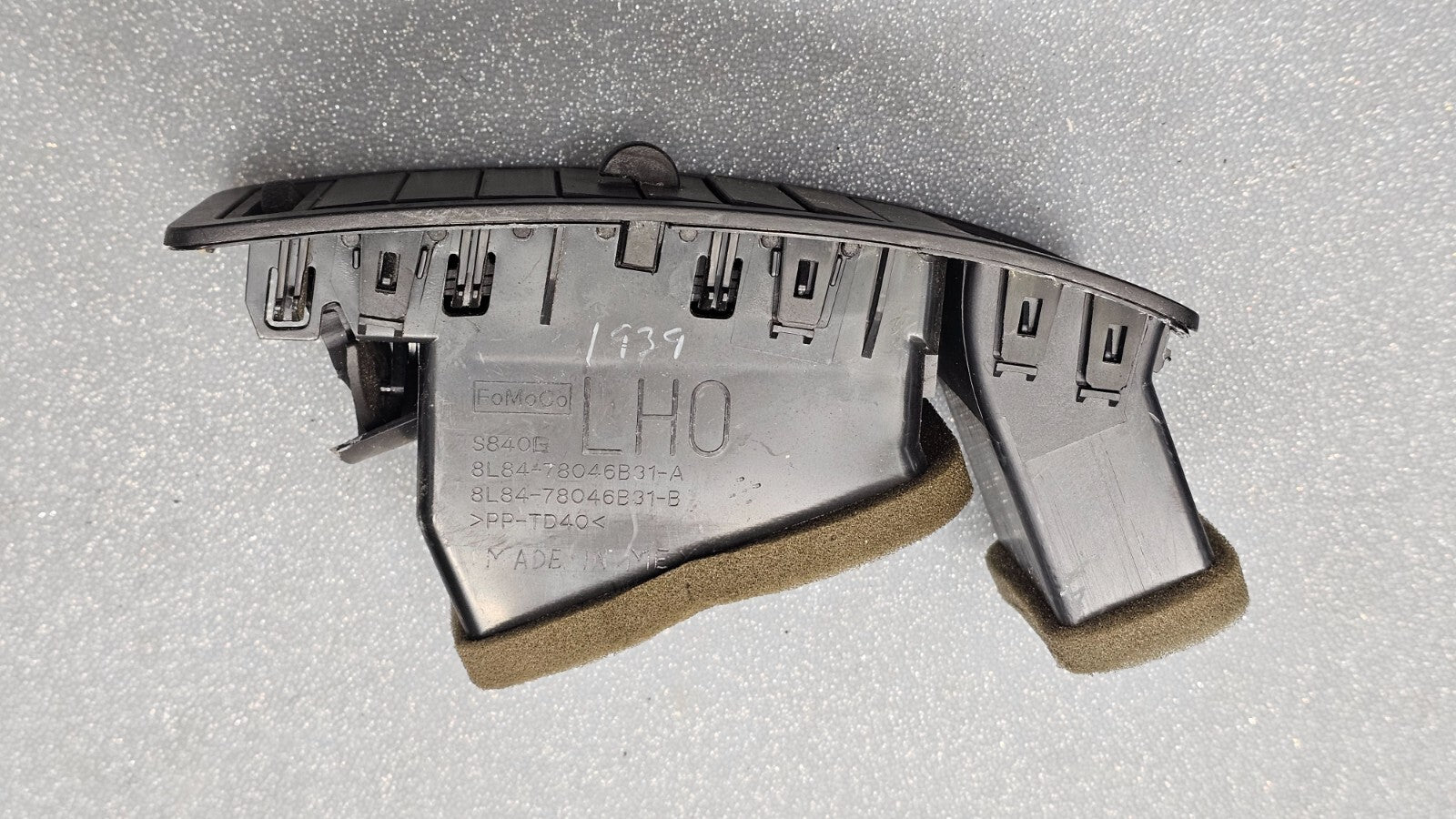🔥08-12 Ford Escape Dash Left Driver Master Air Vent A/C AC Heater Panel Black