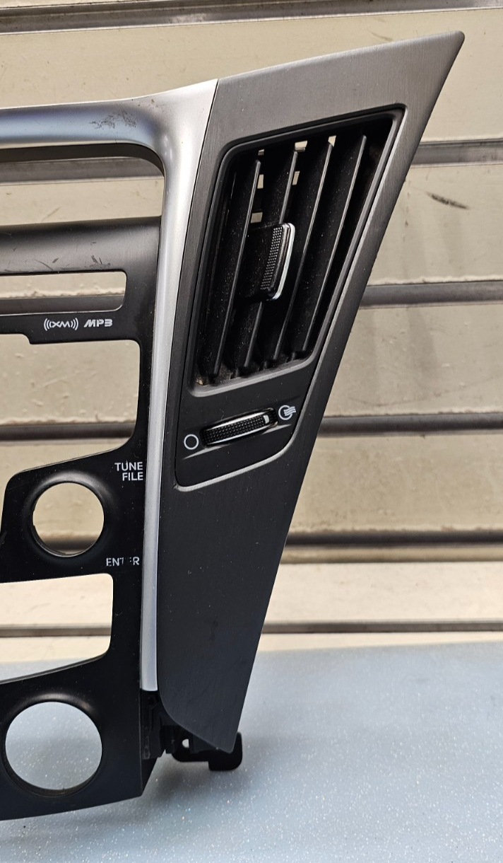 🔥11-14 Sonata Center Dash Radio Stereo Bezel Trim Panel Climate BLACK/SILVER