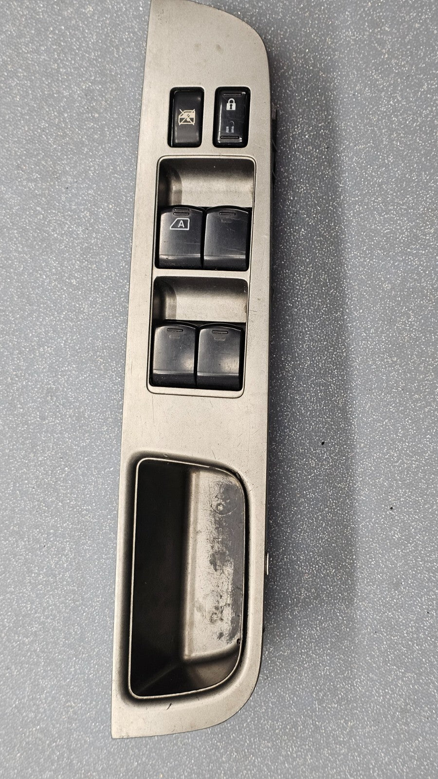 🔥07-10 Versa Front Left Driver Master Door Window Switch Lock Control SILVER