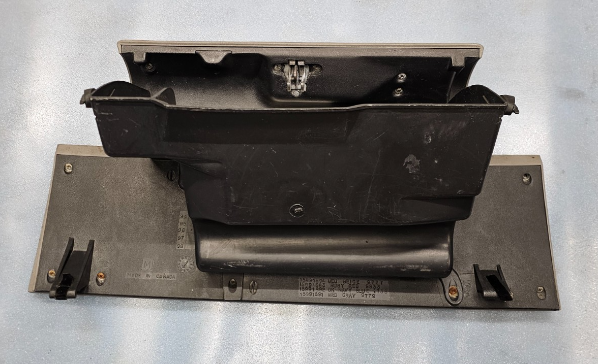 95-99 CHEVY GMC TRUCK SILVERADOC/K Glove Box Storage Compartment Assembly TAN