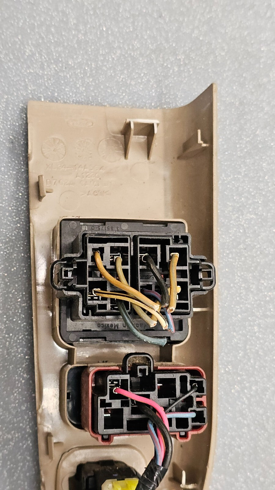 🔥99-02 Ford F150 Left Driver Power Window Pull Switch Regulator Assembly TAN
