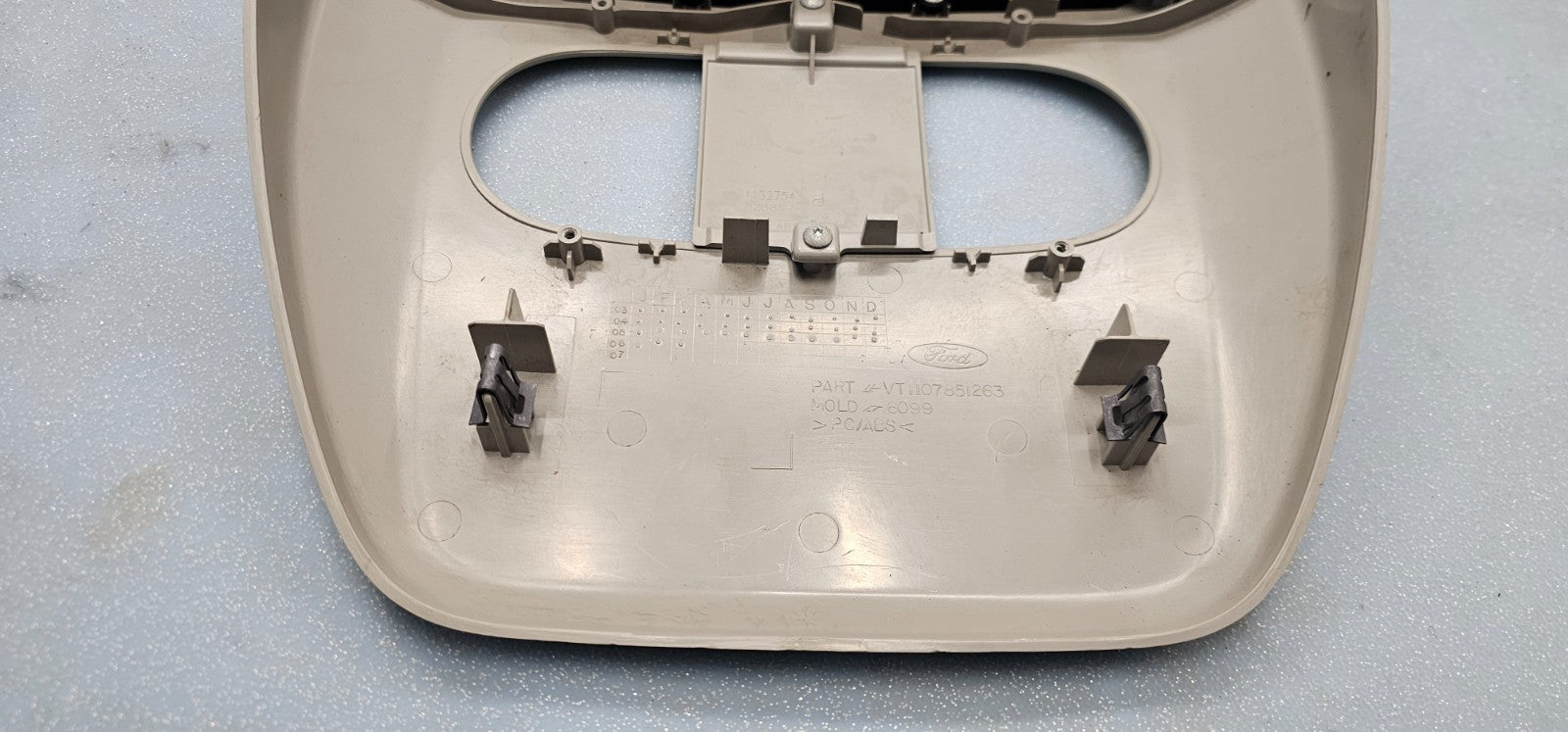 🔥04-08 Ford F-150 F150 Overhead Console DOME Light Lamp Roof🔴Storage GRAY 09