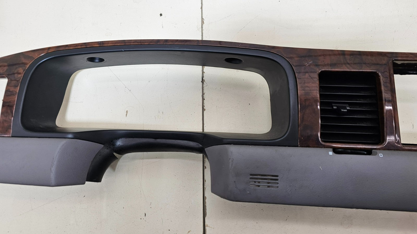 🔥98-02 Lincoln Town Car Dash Radio Trim Speedometer Cluster Wood Grain OEM