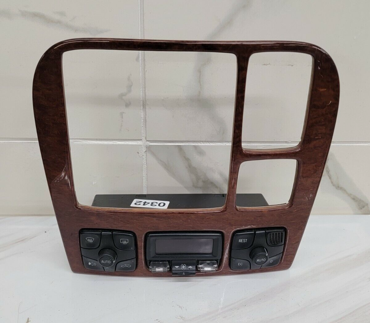 🔥00-06 Mercedes W220 S430 Dash Radio Surround Bezel Trim Panel Climate Control